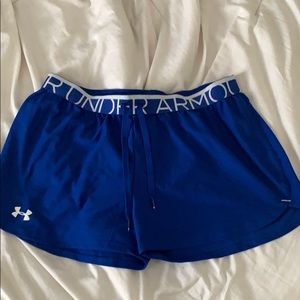 Blue Under Armour Athletic Shorts